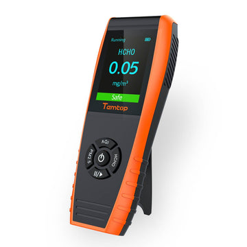 Temtop LKC-1000E Air Quality Detector, Professional Sensor, Air Quality Monitor Detector for HCHO PM2.5 PM10 Testing